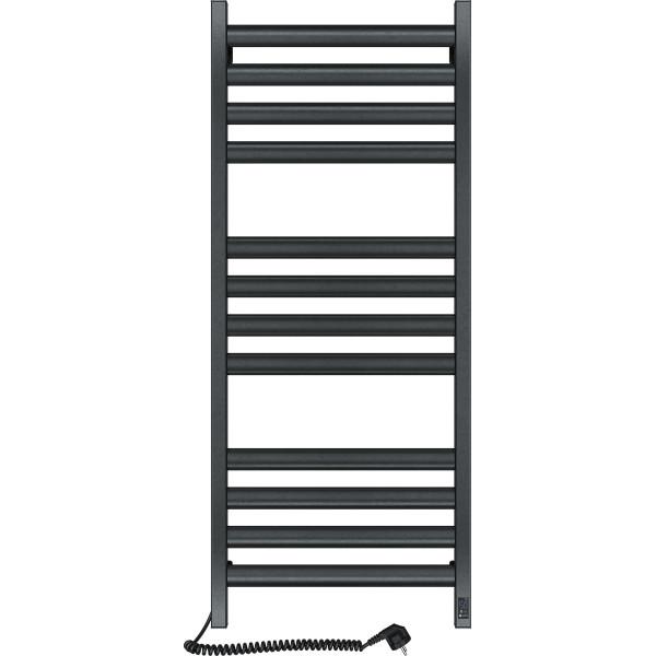 Рушникосушка електрична NAVIN Ellipse 500х1200 Sensor з Wi-Fi ліва, чорний муар