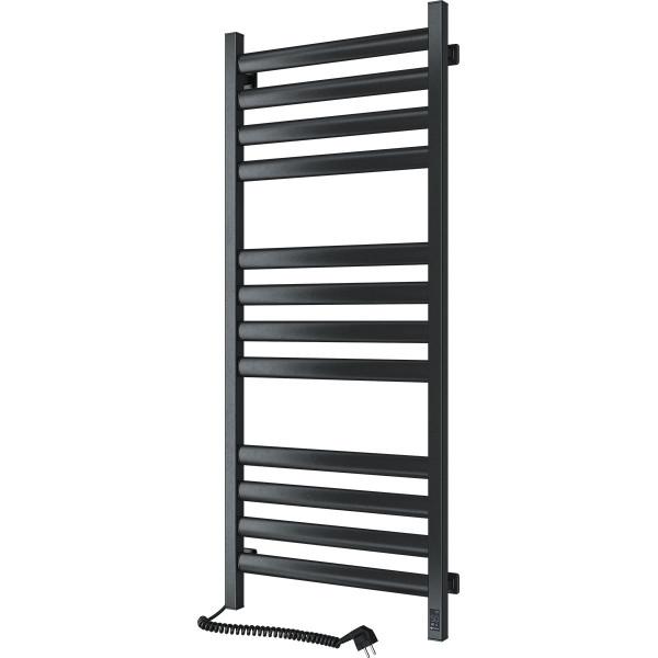 Рушникосушка електрична NAVIN Ellipse 500х1200 Sensor з Wi-Fi ліва, чорний муар