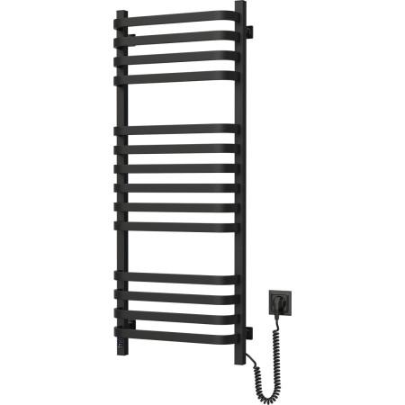 Electric heated towel rail Navin Stugna 480x1200 Sensor Wi-Fi, right black moire