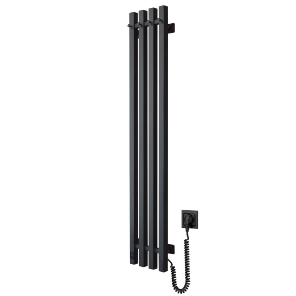 Electric towel dryer Navin Levante 210x1200 Sensor right-hand, black moiré