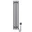 Electric heated towel rail Navin Levante 210x1200 Sensor right, black moire