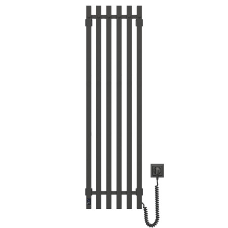 Electric heated towel rail Navin Levante 330x1200 Sensor right, black moire