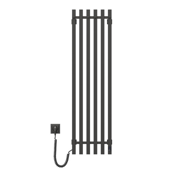 Рушникосушка електрична Navin Levante 330х1200 Sensor лівостороння, чорний муар