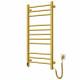 NAVIN Classic Quadro 500×1000 Sensor Electric Towel Warmer in Matt Gold