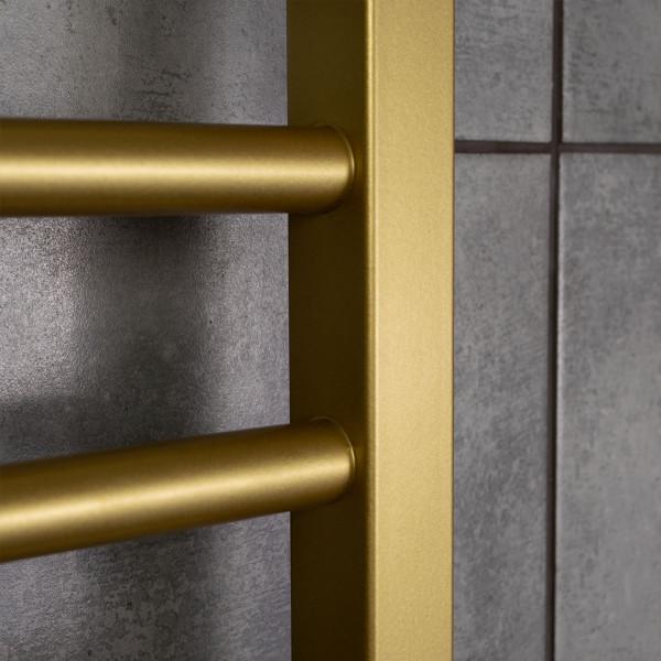 NAVIN Classic Quadro 500×1000 Sensor Electric Towel Warmer in Matt Gold
