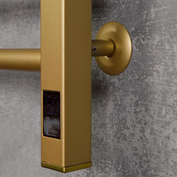 NAVIN Classic Quadro 500×1000 Sensor Electric Towel Warmer in Matt Gold