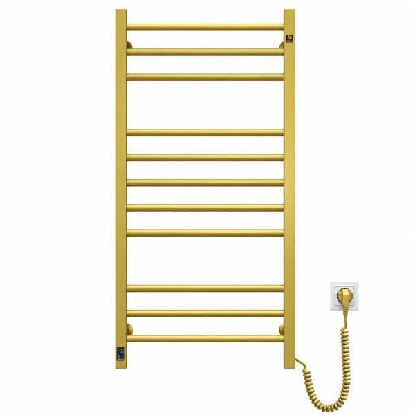 NAVIN Classic Quadro 500×1000 Sensor Electric Towel Warmer in Matt Gold