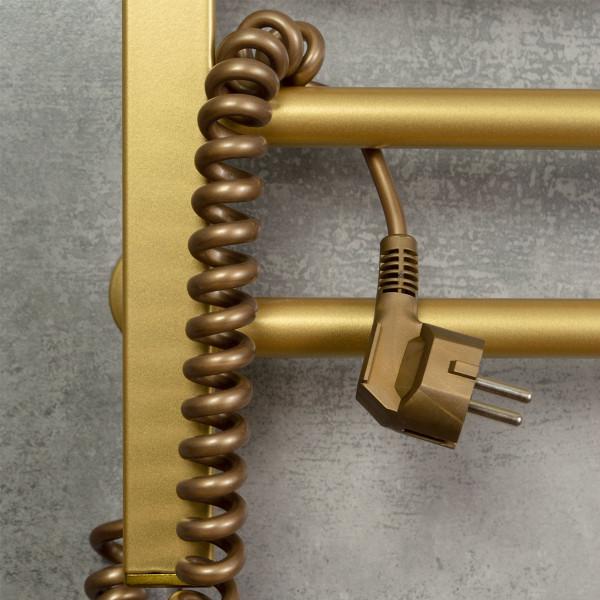 NAVIN Classic Quadro 500×1000 Sensor Electric Towel Warmer in Matt Gold