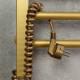 NAVIN Classic Quadro 500×1000 Sensor Electric Towel Warmer in Matt Gold