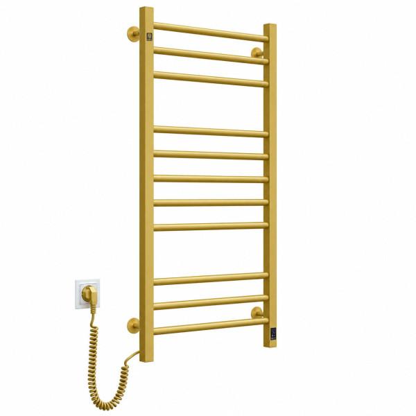 NAVIN Classic Quadro 500×1000 Sensor Electric Towel Warmer in Matt Gold