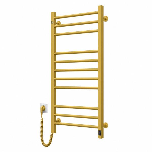 NAVIN Classic Quadro 500×1000 Sensor Electric Towel Warmer in Matt Gold