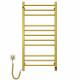 NAVIN Classic Quadro 500×1000 Sensor Electric Towel Warmer in Matt Gold