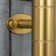 Heated towel rail Arabesque 480x800 Sensor with timer, matte gold
