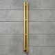 Electric towel warmer NAVIN Silhouette Quadro 90×1200 Sensor, right, matte gold