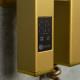 Electric towel warmer NAVIN Silhouette Quadro 90×1200 Sensor, right, matte gold