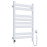 Heated towel rail Largo 500x800 Sensor right with timer, white velvet