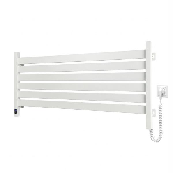 Електрична рушникосушка NAVIN Largo 1100х500 Sensor з Wi-Fi, широка правобічна, білий оксамит