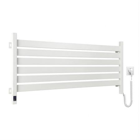 Електрична рушникосушка NAVIN Largo 1100х500 Sensor з Wi-Fi, широка правобічна, білий оксамит