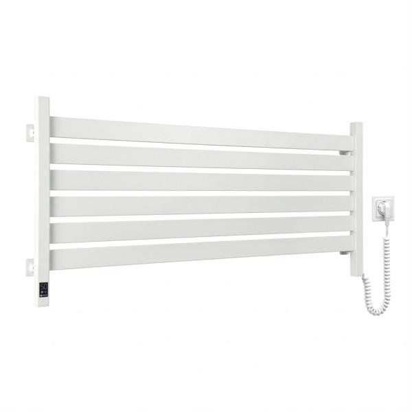 Електрична рушникосушка NAVIN Largo 1100х500 Sensor з Wi-Fi, широка правобічна, білий оксамит