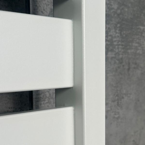 Electric heated towel rail NAVIN Largo 1100x500 Sensor with Wi-Fi, wide right-sided, white velvet