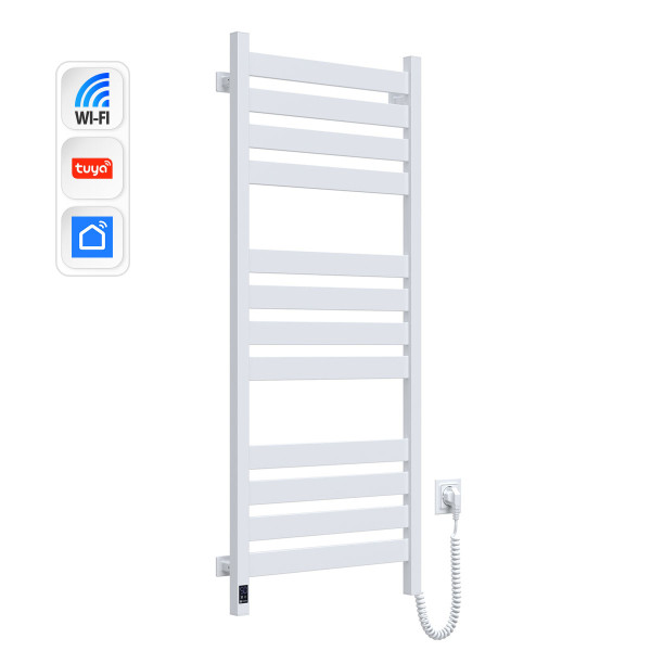 Рушникосушка Largo 500х1200 Sensor з Wi-Fi, правобічна з таймером, білий оксамит