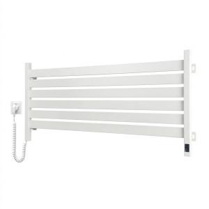 Електрична рушникосушка NAVIN Largo 1100х500 Sensor з Wi-Fi, широка лівобічна, білий оксамит