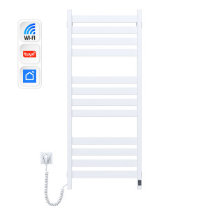 Рушникосушка Largo 500х1200 Sensor з Wi-Fi, лівобічна з таймером, білий оксамит