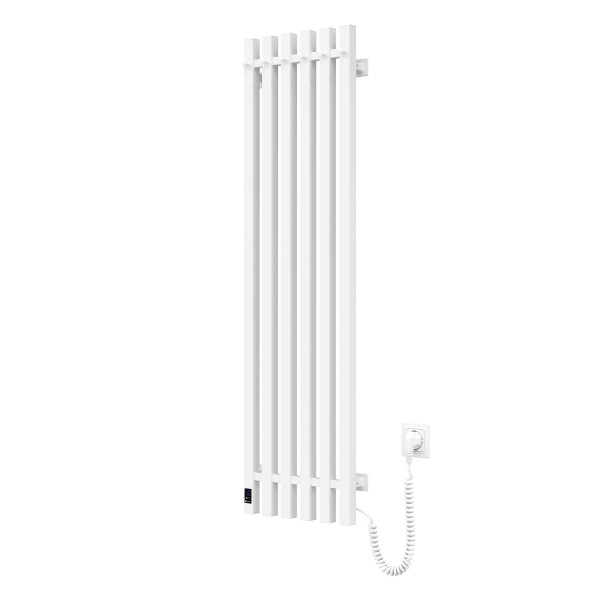 Electric towel dryer Navin Levante 330x1200 Sensor right-hand, white velvet