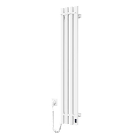 Electric towel warmer Navin Levante 210x1200 Sensor left, white velvet