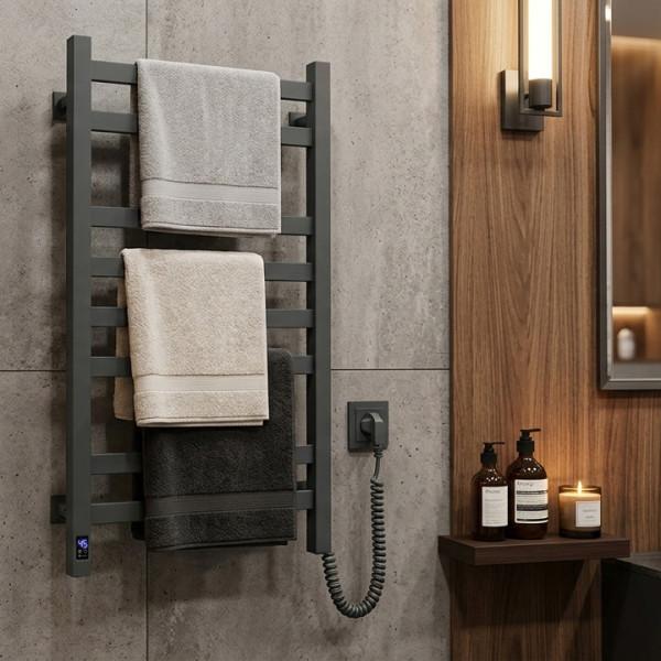 Электрическое полотенцесушитель NAVIN Авангард 480×800 Sensor правый, антрацит
