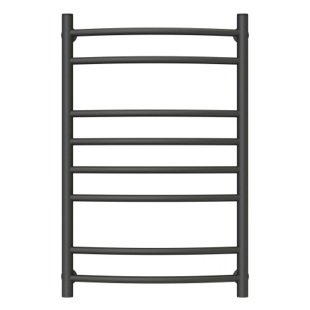 Heated towel rail Camellia 500x800, black moiré