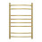 Heated towel rail Camellia 500x800 gold