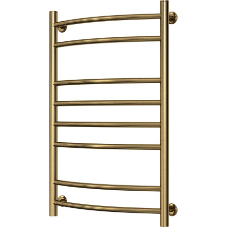 Water stainless heated towel rail Camellia 500x800 bronze