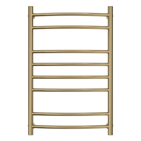 Water stainless heated towel rail Camellia 500x800 bronze