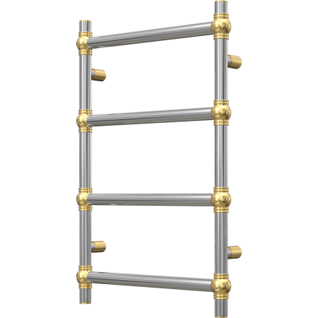 Retro heated towel rail 500x800 Golden balls