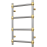 Retro heated towel rail 500x800 Golden balls