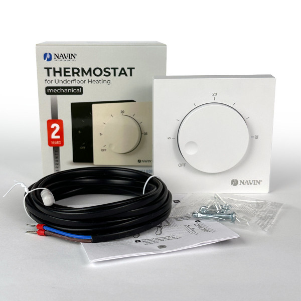 Комплект теплої підлоги мат NAVIN HaloClear Basic 190/175 білий