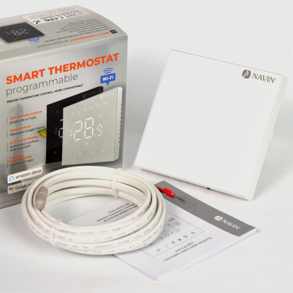 Комплект теплої підлоги кабель NAVIN HaloClear Comfort 18/260 білий