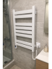 Полотенцесушитель электрический NAVIN Largo 500х800 Sensor правый, белый бархат, таймер