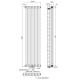 Vertical radiator NAVIN Calidum 3-10 460x1800 bottom central connection 50 mm, anticor, white