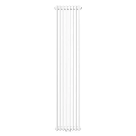 Vertical radiator NAVIN Calidum 3-8 372x1800 bottom central connection 50 mm, anticor, white