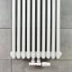Vertical radiator NAVIN Calidum 3-10 460x1800 bottom central connection 50 mm, anticor, white