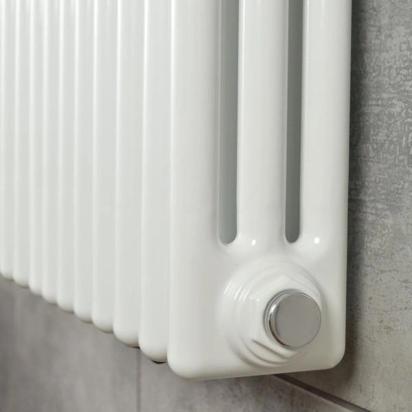 Vertical radiator NAVIN Calidum 3-10 460x1800 bottom central connection 50 mm, anticor, white