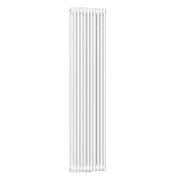Vertical radiator NAVIN Calidum 3-10 460x1800 bottom central connection 50 mm, anticor, white
