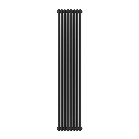 Вертикальний радіатор Calidum 2-8 380х1800, anticor, чорний муар