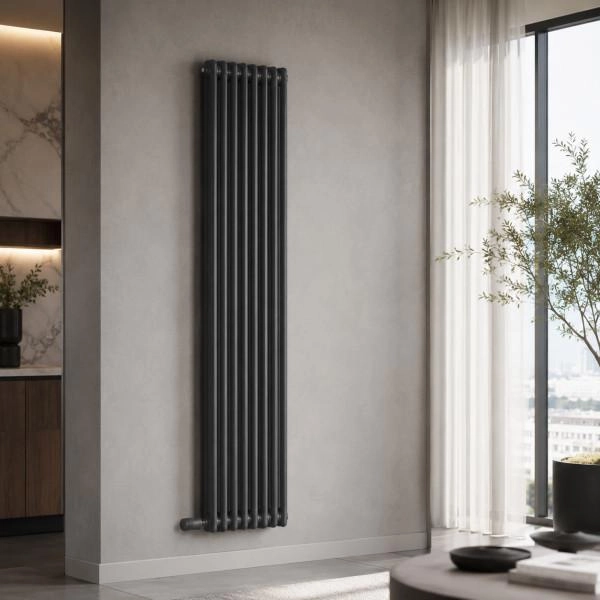 Vertical radiator Calidum 2-8 380x1800, anticor, anthracite