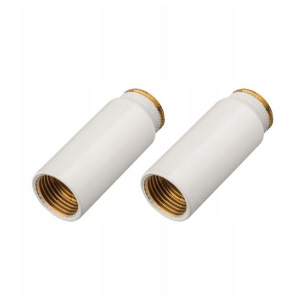 Extension set NAVIN M22×1.5 × 1/2", 50 mm, white, 2 pcs.