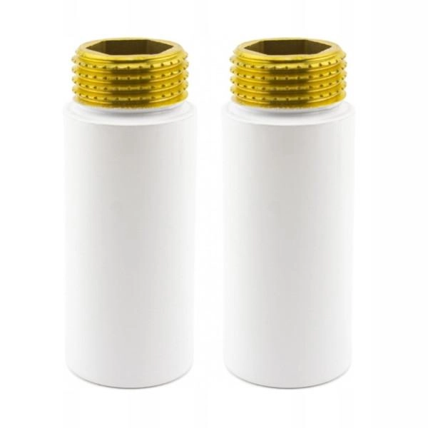 Extension set NAVIN M22×1.5 × 1/2", 50 mm, white, 2 pcs.