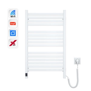 Електрична рушникосушка NAVIN Авангард X 480х800 Sensor з WI-FI правобічна, біла