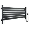 Електрична рушникосушка NAVIN Largo 1100х500 Sensor з Wi-Fi, широка правобічна, чорний муар